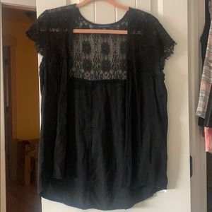 American Eagle half lace cardigan